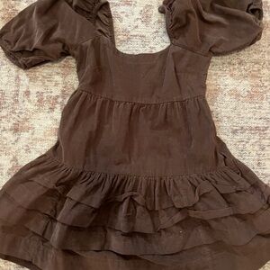American Eagle Outfitters Brown Mini Dress